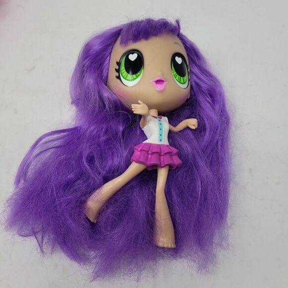 Kawaii Crush Set Of 3 Big Eyes 8" Dolls Colored Hair 2013 Spin Master - Picture 4 of 10